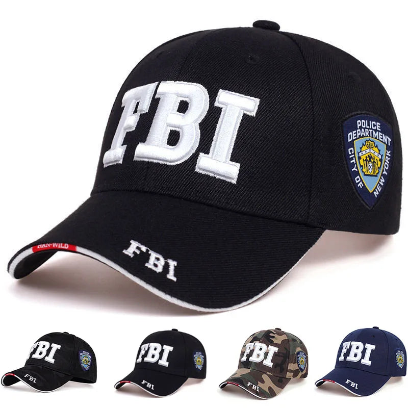 Kanye FBI Fashion Letters Baseball Caps for Men's Women Female Male Sport Visors Snapback Caps Sun Hat Male Gorras